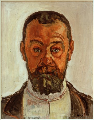 Autoritratto con occhi spalancati II da Ferdinand Hodler
